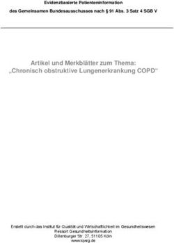 Artikel und Merkbl&auml;tter zum Thema: "Chronisch obstruktive Lungenerkrankung COPD"