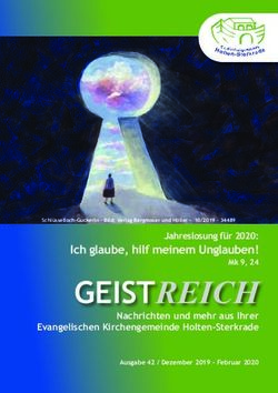GEIST REICH Ich glaube, hilf meinem Unglauben! - Jahreslosung f&uuml;r 2020: GEISTREICH