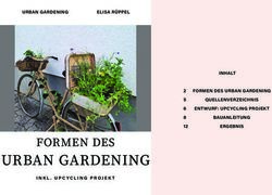 URBAN GARDENING FORMEN DES - URBAN GARDENING