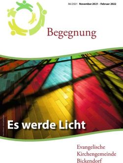 Es werde Licht - 86/2021 November 2021 - Februar 2022 - gemeinde-bickendorf.de