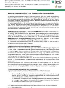 Masernschutzgesetz - Info's zur Umsetzung im Erzbistum Köln - Erzbistum Köln
