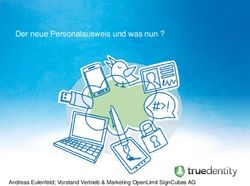 DER NEUE PERSONALAUSWEIS UND WAS NUN ? - ANDREAS EULENFELD; VORSTAND VERTRIEB & MARKETING OPENLIMIT SIGNCUBES AG