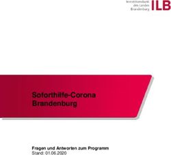 Soforthilfe-Corona Brandenburg Fargenen g g FFra - Fragen und Antworten zum Programm Stand: 01.06.2020