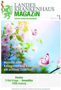 MAGAZIN M&Auml;RZ 2021 / 1 - Betriebsrat LKH-Univ ...