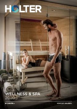 WELLNESS & SPA 2020 - HOLTER Home
