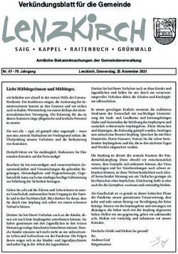 Verkündungsblatt für die Gemeinde