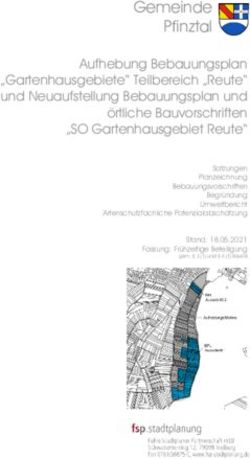 Gemeinde Pfinztal Aufhebung Bebauungsplan