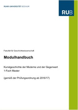 Modulhandbuch Kunstgeschichte der Moderne und der Gegenwart 1-Fach Master (gem&auml;&szlig; der Pr&uuml;fungsordnung ab 2016/17) - Bochum, Kunstgeschichtliches ...