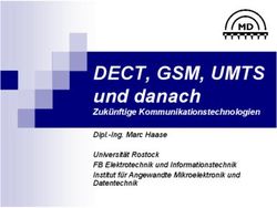 DECT, GSM, UMTS und danach - Zuk&uuml;nftige Kommunikationstechnologien Dipl.-Ing. Marc Haase