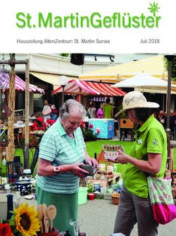 HAUSZEITUNG ALTERSZENTRUM ST. MARTIN SURSEE JULI 2018