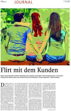 Flirt mit dem Kunden - JOURNAL