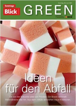 Ideen f&uuml;r den Abfall - GREENSonntag, 20. Juni 2021