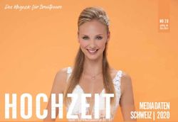 MediadateN schweiz|2020 - Das Magazin für Brautpaare - Terra-Verlag