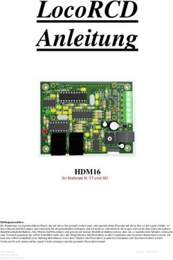 LocoRCD Anleitung - HDM16 f&uuml;r Ma&szlig;stab N, TT und HO - Telenet