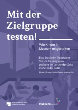 Mit der Zielgruppe testen! Wie Kinder im - Museum mitgestalten - museum4punkt0
