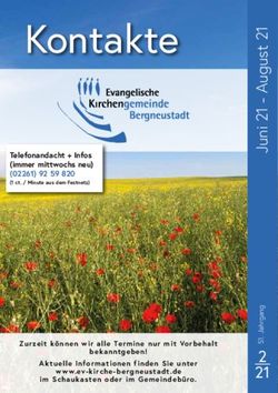 Kontakte - Evangelische Kirchengemeinde Bergneustadt
