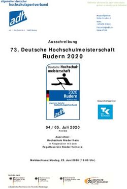 Rudern 2020 73. Deutsche Hochschulmeisterschaft - Ausschreibung - 04./05. Juli 2020 - Allgemeiner Deutscher Hochschulsportverband