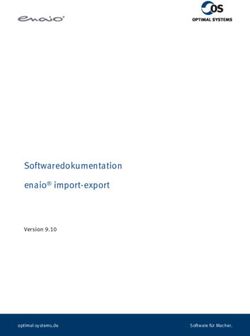 Softwaredokumentation enaio import-export - Version 9.10 optimal-systems.de Software für Macher - OPTIMAL ...