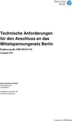 Technische Anforderungen für den Anschluss an das Mittelspannungsnetz Berlin - Ergänzung der VDE-AR-N 4110 - Stromnetz Berlin
