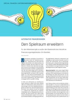 Den Spielraum erweitern - M ...