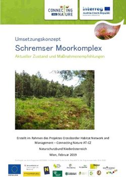 Schremser Moorkomplex - Umsetzungskonzept - Naturschutzbund N&Ouml;