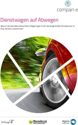 Dienstwagen auf Abwegen - Warum die aktuellen steuerlichen Regelungen einen sozial gerechten Klimaschutz im Pkw-Verkehr ausbremsen - compan