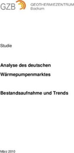 Analyse des deutschen W&auml;rmepumpenmarktes Bestandsaufnahme und Trends - Studie - M&auml;rz 2010 - Erneuerbare ...