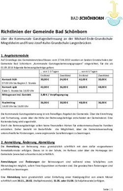 Richtlinien der Gemeinde Bad Schönborn - Bad Schönborn