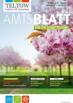 AMTSBLATT F&Uuml;R DIE STADT TELTOW