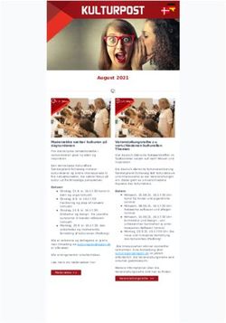 August 2021 - Kulturfokus