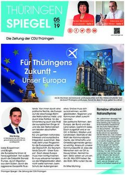 Für Thüringens Zukunft-Unser Europa 05 19 - CDU Thüringen