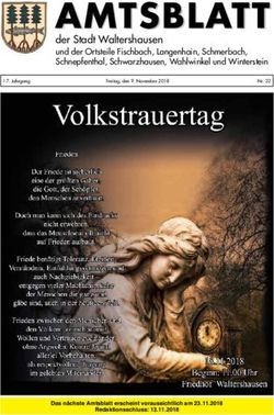 AMTSBLATT der Stadt Waltershausen - und der Ortsteile Fischbach, Langenhain, Schmerbach, Schnepfenthal, Schwarzhausen, Wahlwinkel und Winterstein