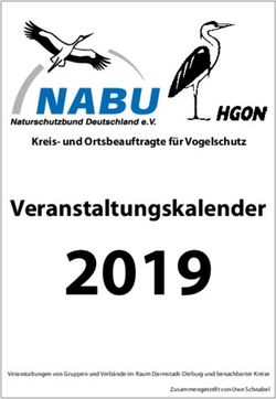 2019 Veranstaltungskalender - Kreis- und Ortsbeauftragte f&uuml;r Vogelschutz - beim NABU Otzberg