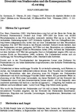 Diversit&auml;t von Studierenden und die Konsequenzen f&uuml;r eLearning