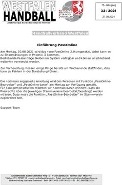 HANDBALLVERBAND WESTFALEN - EINF&Uuml;HRUNG PASSONLINE