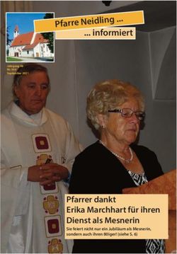 Pfarre Neidling . informiert