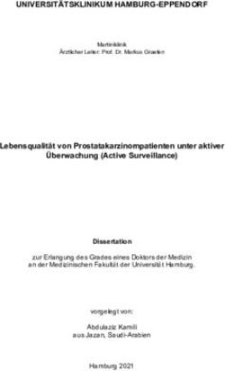 UNIVERSIT&Auml;TSKLINIKUM HAMBURG-EPPENDORF - ediss.sub.hamburg