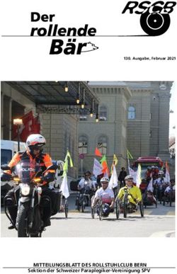MITTEILUNGSBLATT DES ROLLSTUHLCLUB BERN