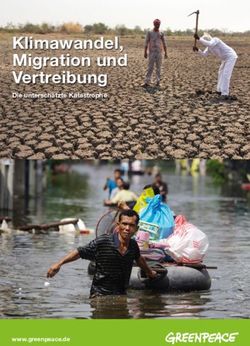 Klimawandel, Migration und Vertreibung - Die untersch&auml;tzte Katastrophe - www.greenpeace.de