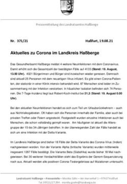 Aktuelles zu Corona im Landkreis Haßberge - Nr. 371/21
