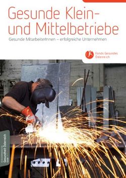Gesunde Klein- und Mittelbetriebe - Gesunde MitarbeiterInnen - erfolgreiche Unternehmen - Fonds Gesundes &Ouml;sterreich