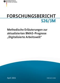 526/3M Methodische Erl&auml;uterungen zur aktualisierten BMAS-Prognose "Digitalisierte Arbeitswelt"