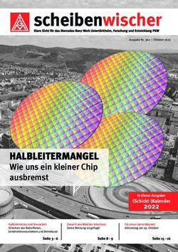 Halbleitermangel Wie uns ein kleiner Chip ausbremst - IG Metall @ Daimler