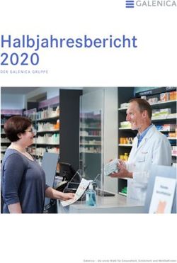 Halbjahresbericht 2020 - DER GALENICA GRUPPE - Galenica.com