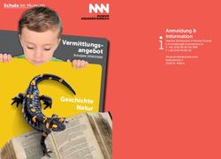 Vermittlungs angebot - Schuljahr 2019/2020 - Museum ...