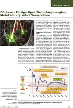 CO-Laser: Einzigartiges Wellenl&auml;ngenregime bietet chirurgisches Versprechen - beam-Verlag