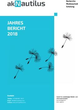 JAHRES BERICHT 2018 Recherche Medienarbeit Schulung - AK Nautilus