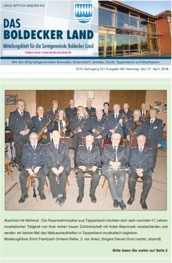 DAS BOLDECKER LAND Mitteilungsblatt für die Samtgemeinde Boldecker Land