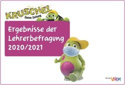 Ergebnisse der Lehrerbefragung 2020/2021 - Kruschel