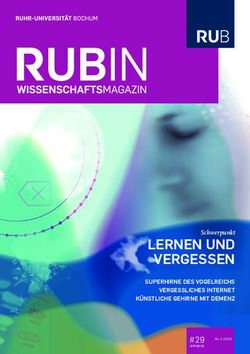 LERNEN UND VERGESSEN Schwerpunkt - SUPERHIRNE DES VOGELREICHS VERGESSLICHES INTERNET KÜNSTLICHE GEHIRNE MIT DEMENZ - an der ...